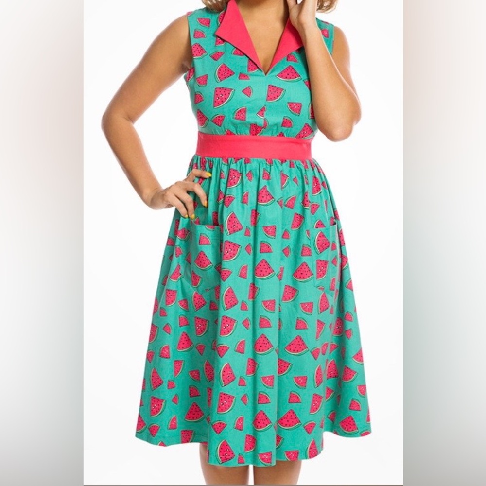 ModCloth Lindy Bob watermelon dress